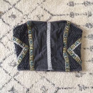 Urban Outfitters Embellished Crop Top